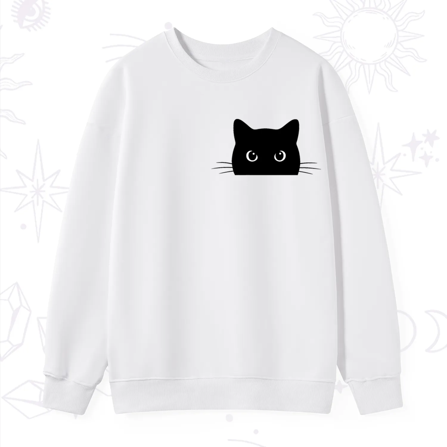 Purplehecate Black Cat Sweatshirt