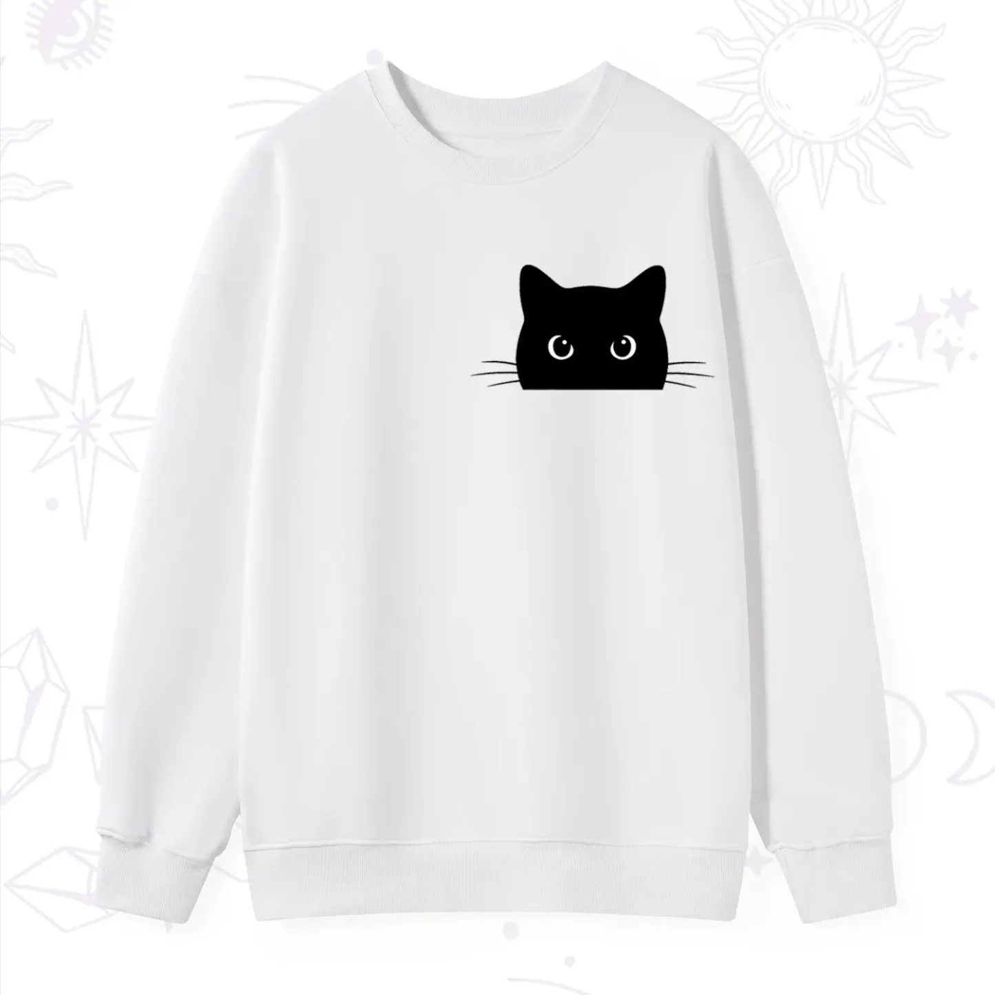 Purplehecate Black Cat Sweatshirt