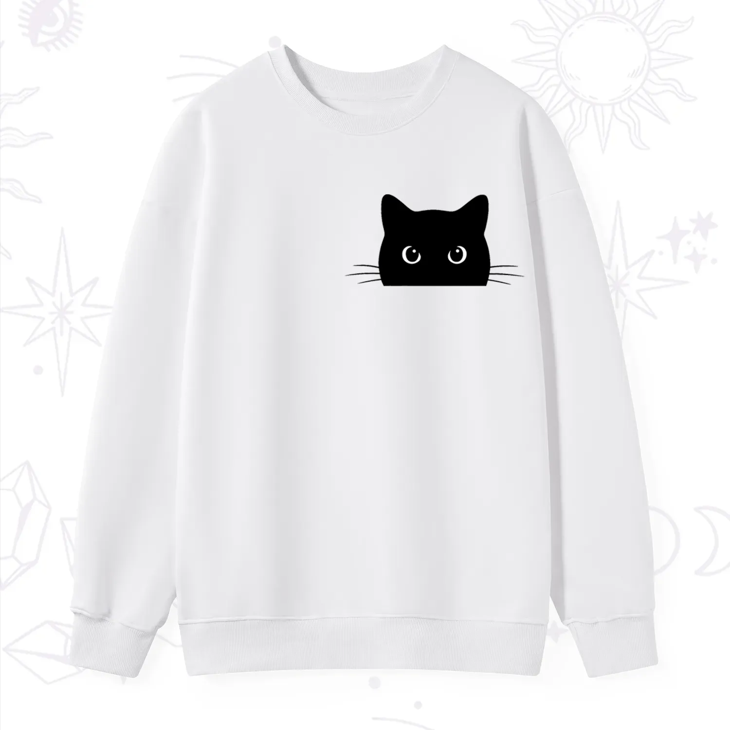 Purplehecate Black Cat Sweatshirt