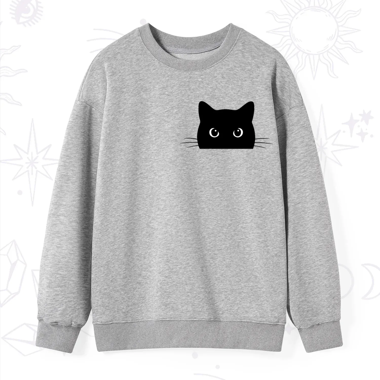Purplehecate Black Cat Sweatshirt