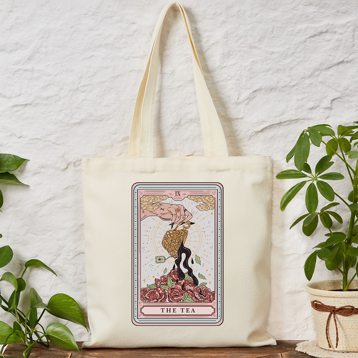 Purplehecate The Tea Tarot Tote Bag