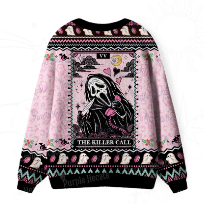 Purplehecate The Killer Call Ugly Cardigan Sweaters