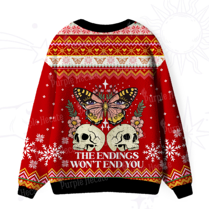 Purplehecate The Endings Won't End You Ugly Cardigan Sweaters