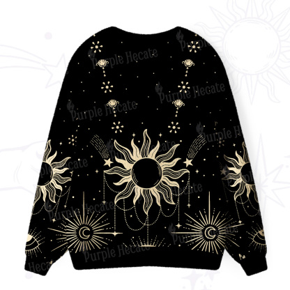 Purplehecate Solar Oracle Ugly Cardigan Sweaters