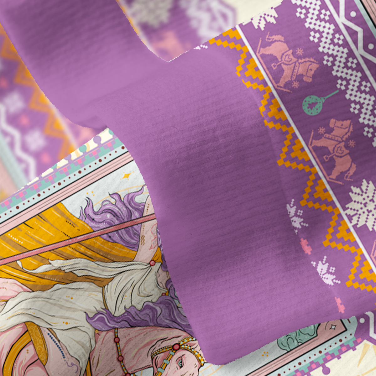 Purplehecate The Audacity Tarot Card Ugly Cardigan Sweaters