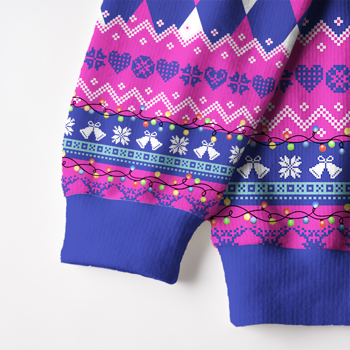 Purplehecate Good Luck Buddy Whale Fuzzy Ugly Christmas Sweatshirt