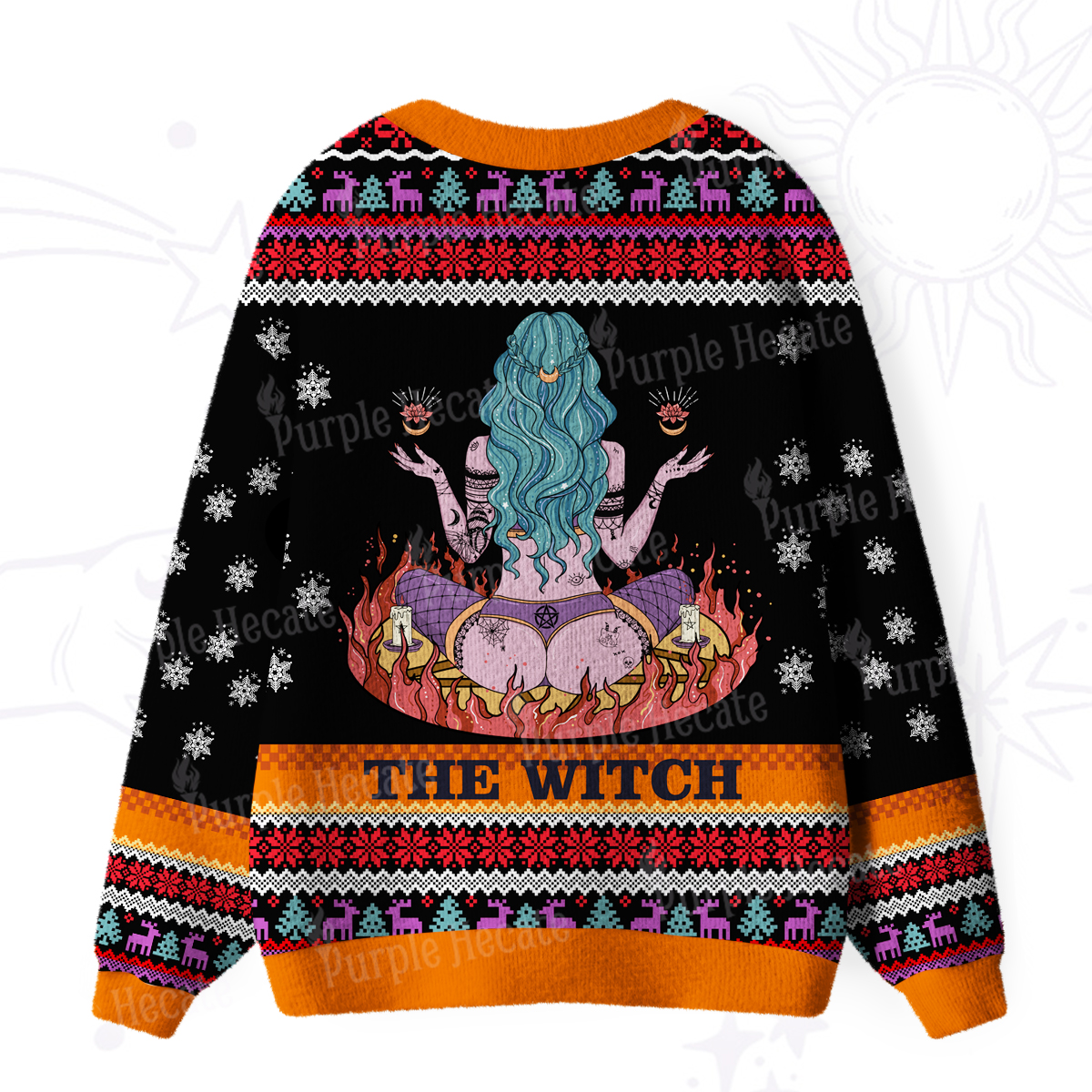 Purplehecate The Witch Ugly Cardigan Sweaters