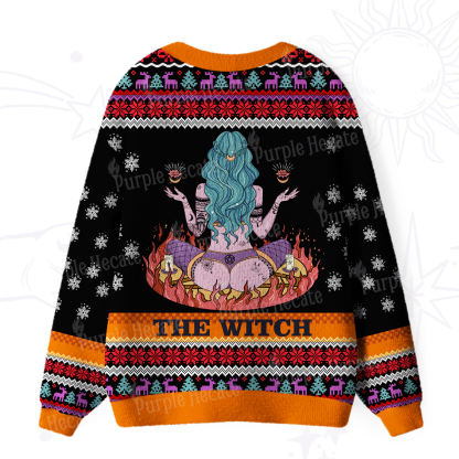 Purplehecate The Witch Ugly Cardigan Sweaters
