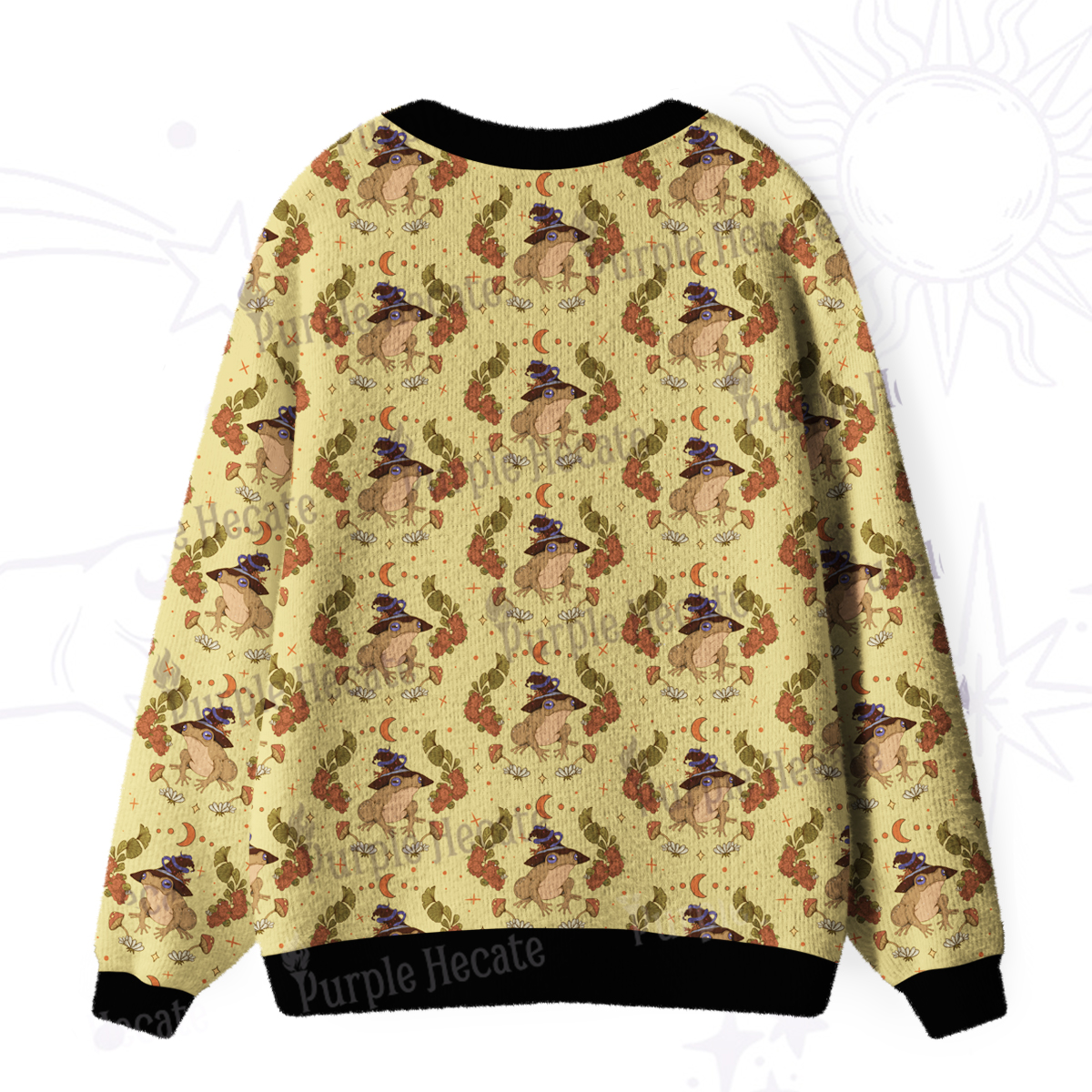 Purplehecate The Frog Ugly Cardigan Sweaters