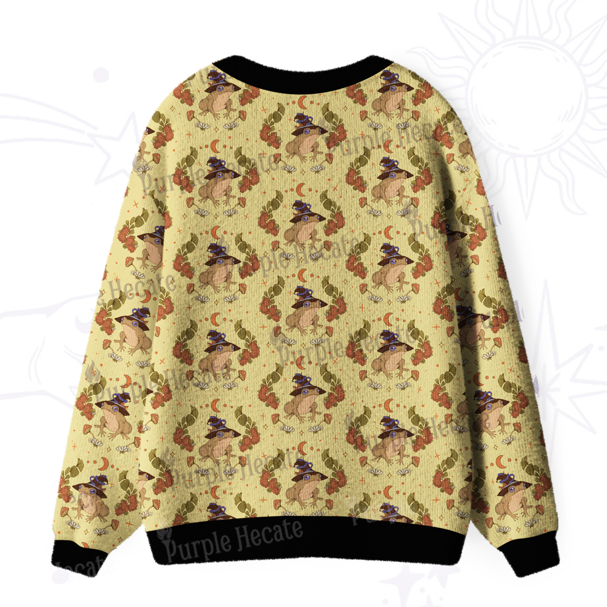 Purplehecate The Frog Ugly Cardigan Sweaters