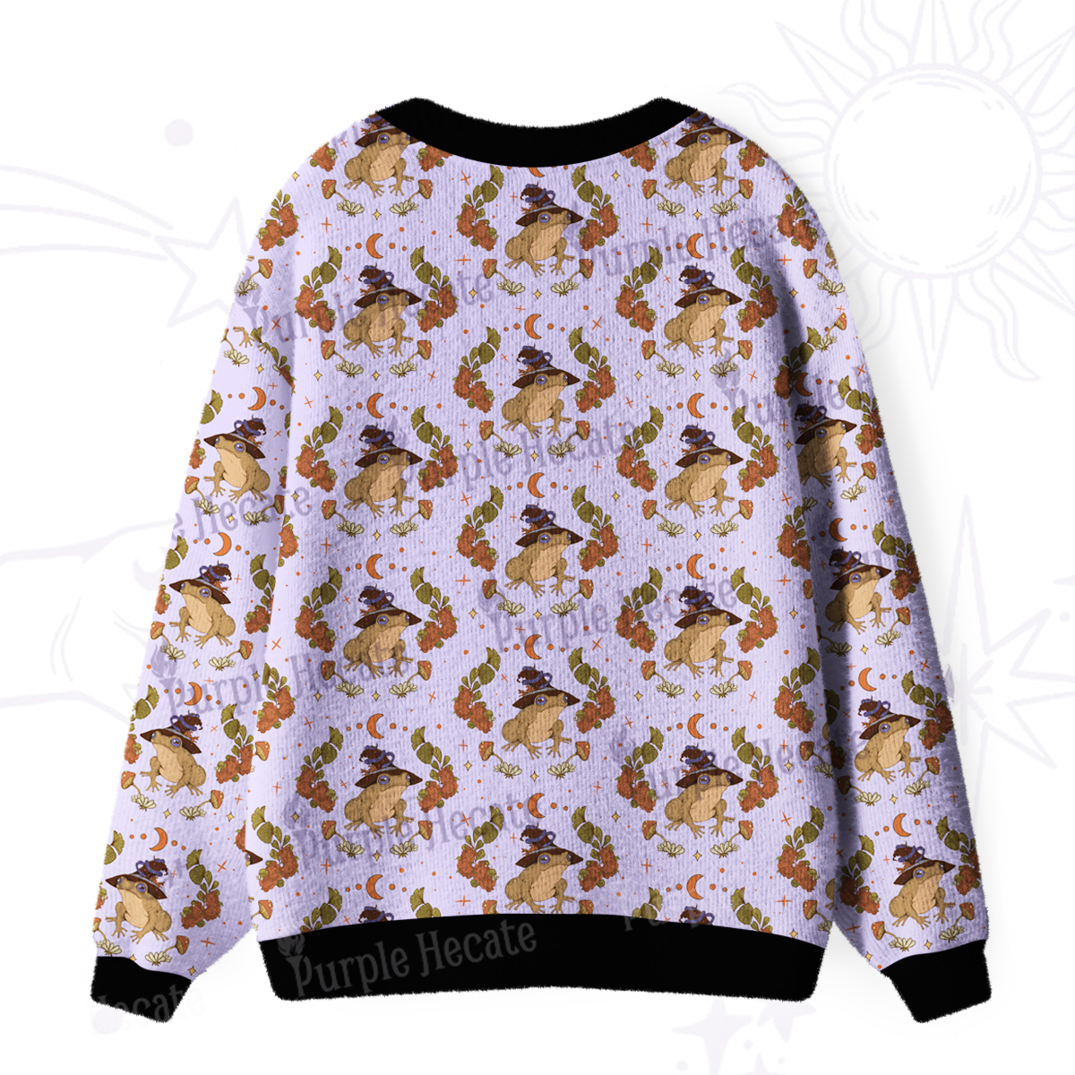 Purplehecate The Frog Ugly Cardigan Sweaters
