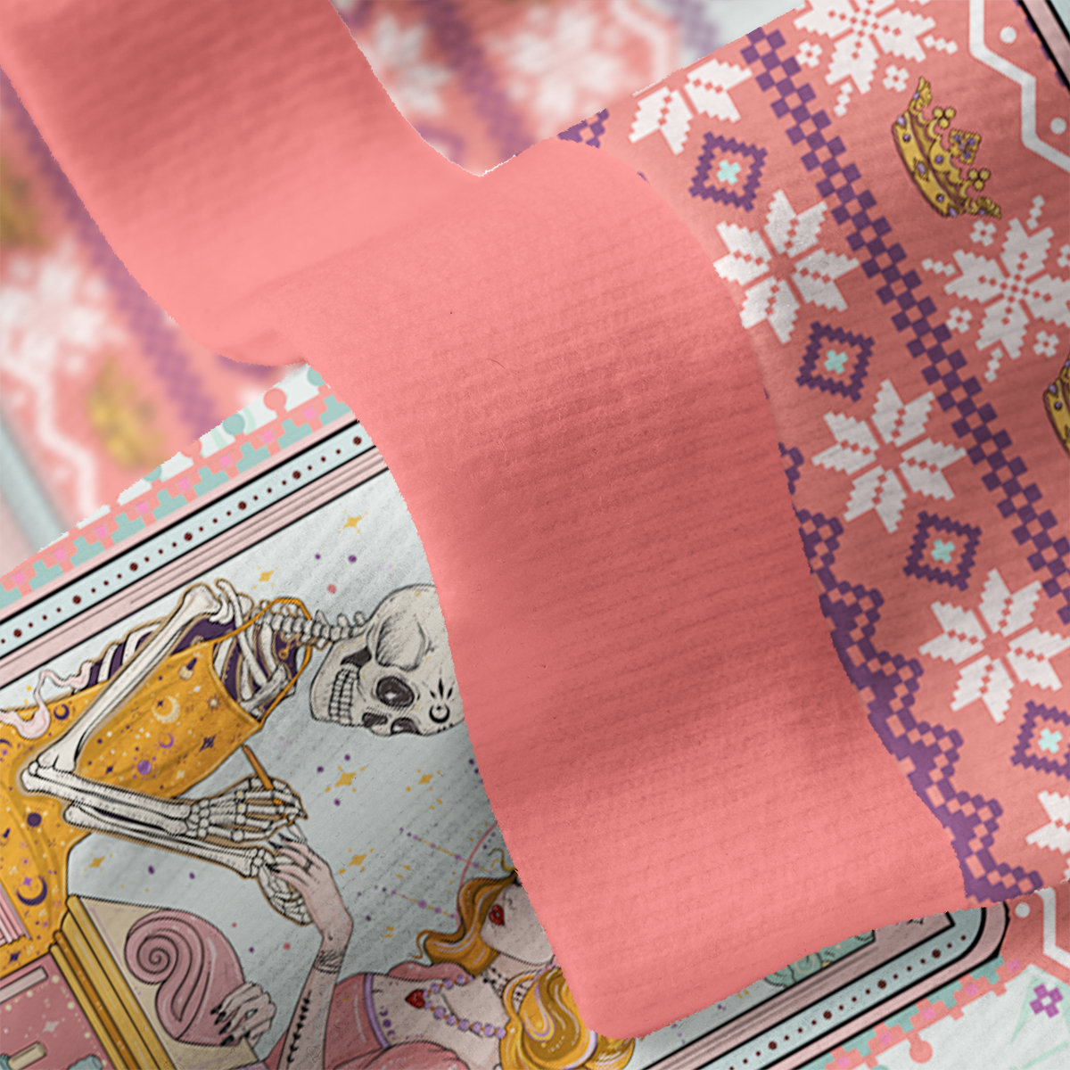 Purplehecate The Nail Tech Life Tarot Fuzzy Ugly Sweatshirt