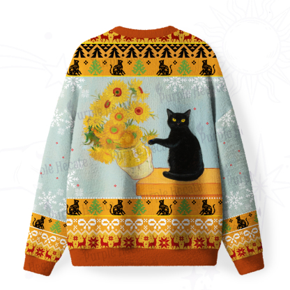 [Copy]Purplehecate Purplehecate The Killer Call Tarot Fuzzy Ugly Christmas Sweatshirt