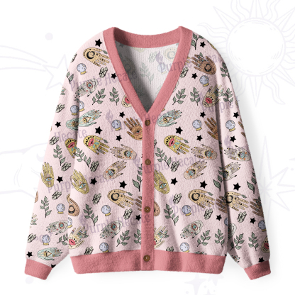 Purplehecate Helping Hands Ugly Cardigan Sweaters