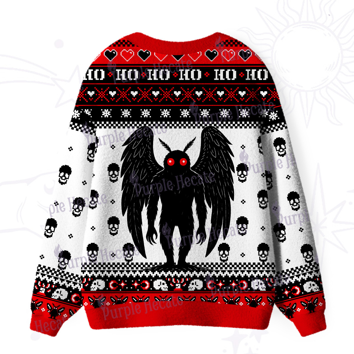 Purplehecate The Mothmen Ugly Cardigan Sweaters