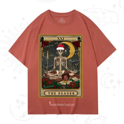 Purplehecate The Reader Tarot Christmas T-Shirt