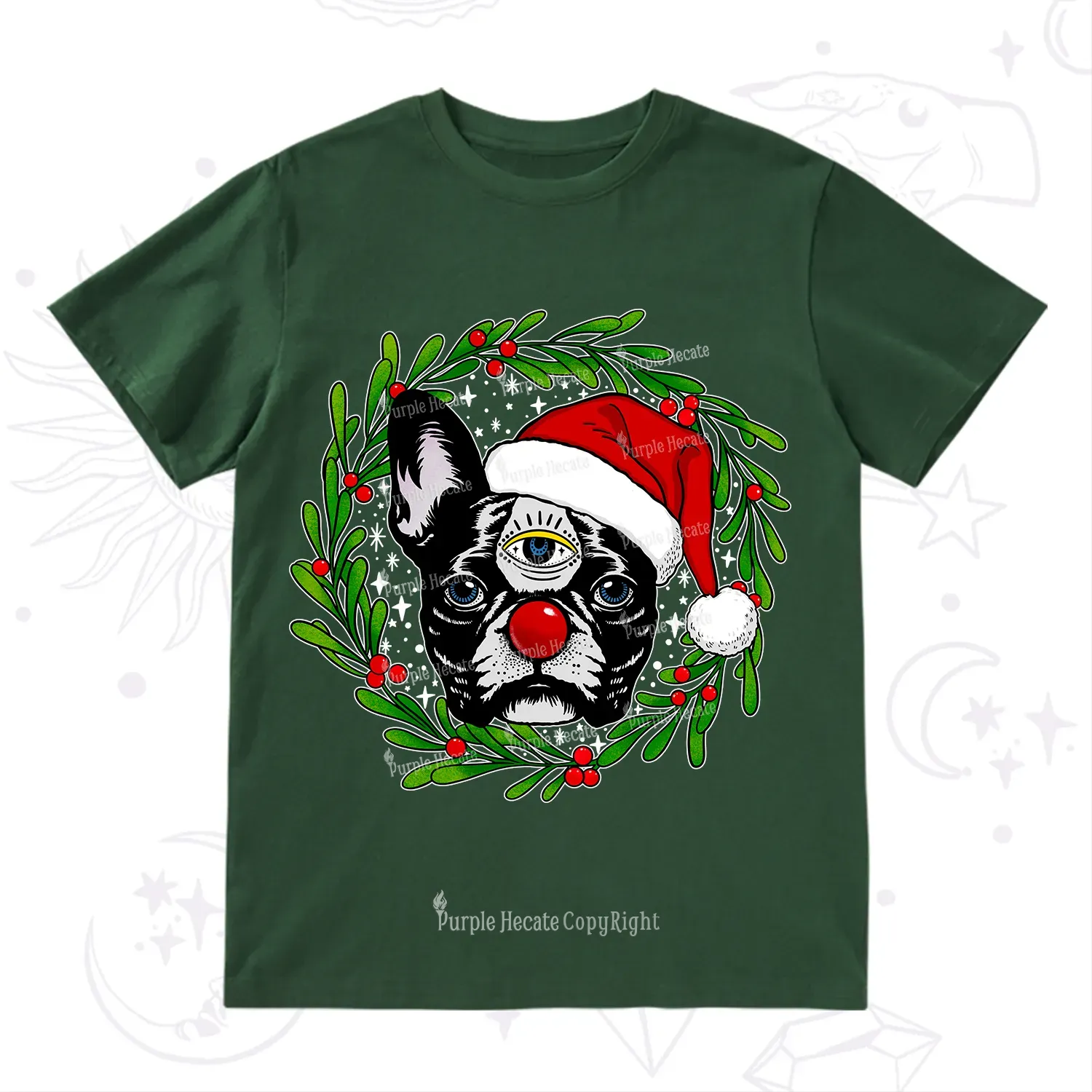 Purplehecate Like A Boss Christmas T-Shirt