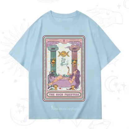 Purplehecate The High Priestess Tarot Christmas T-Shirt