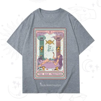 Purplehecate The High Priestess Tarot Christmas T-Shirt