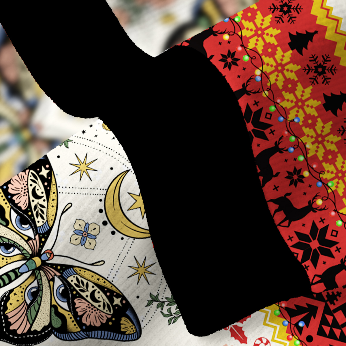 Purplehecate I Am Opening Fuzzy Ugly Christmas Sweatshirt