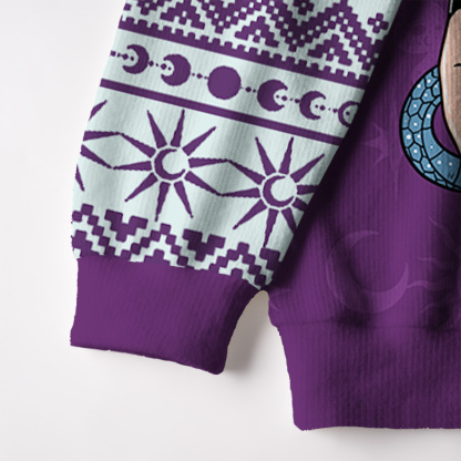 Purplehecate Stay Weird Ugly Cardigan Sweaters