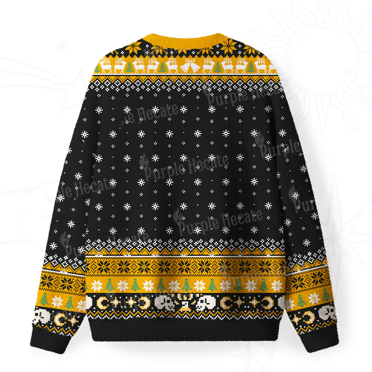 Purplehecate Girls Will Be Girls Witch Fuzzy Ugly Christmas Sweatshirt