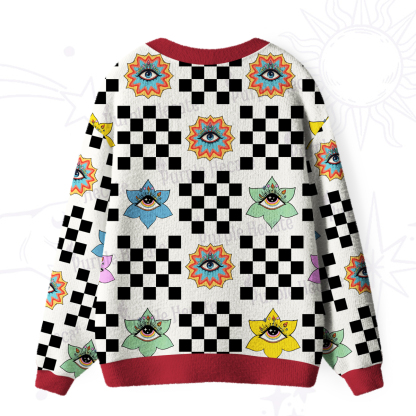Purplehecate Witch's Garden Gaze Ugly Cardigan Sweaters