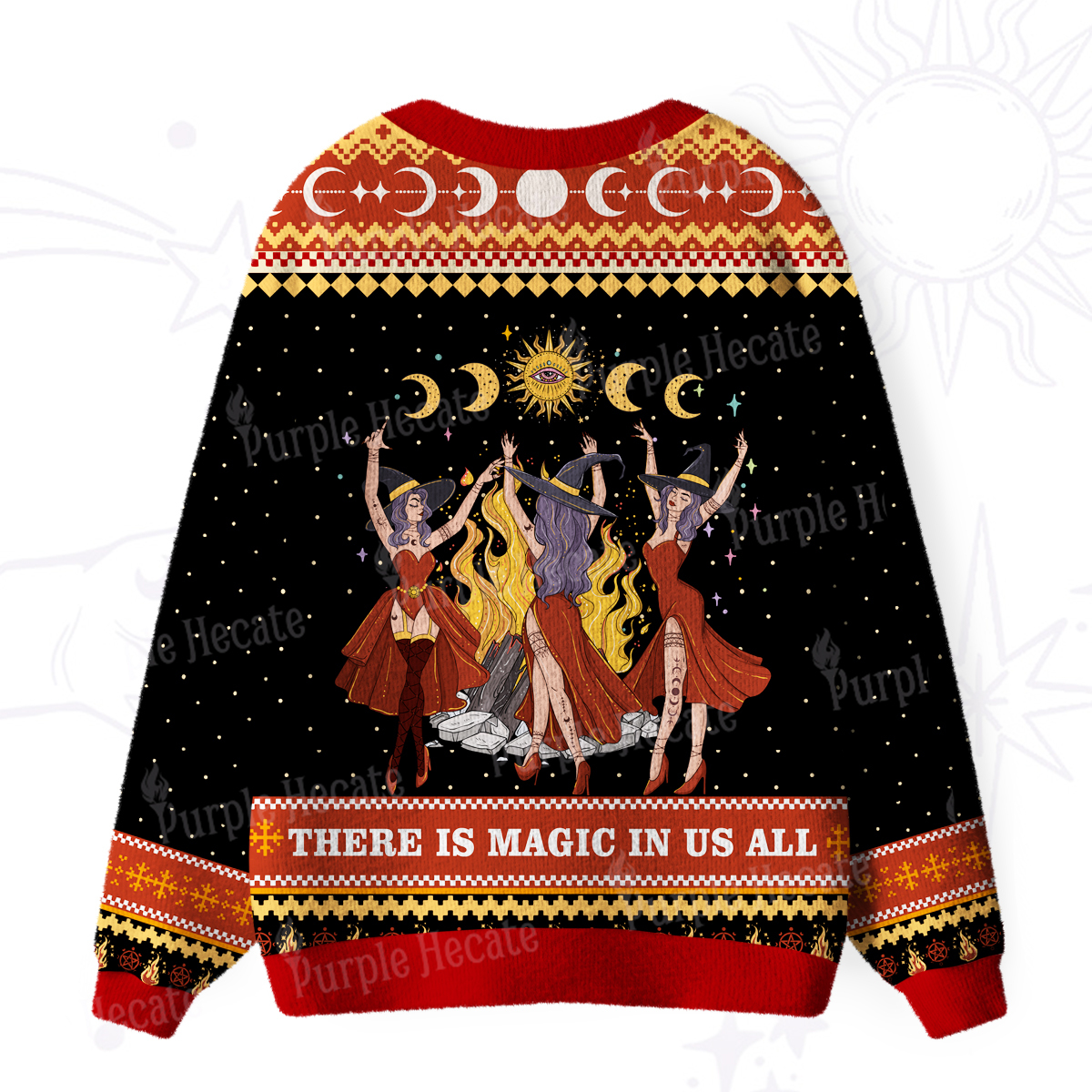 Purplehecate There Is Magic In Us All Ugly Cardigan Sweaters