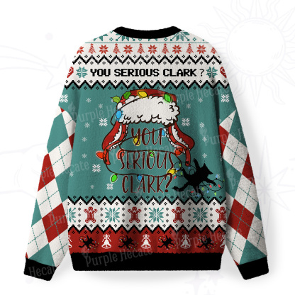 Purplehecate You've Got to Be Kidding Me Fuzzy Ugly Christmas Sweatshirt
