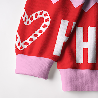 Purplehecate Ho Ho Meowmaid Ugly Cardigan Sweaters