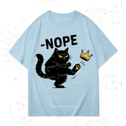 Purplehecate No Kings Black Cat T-Shirt