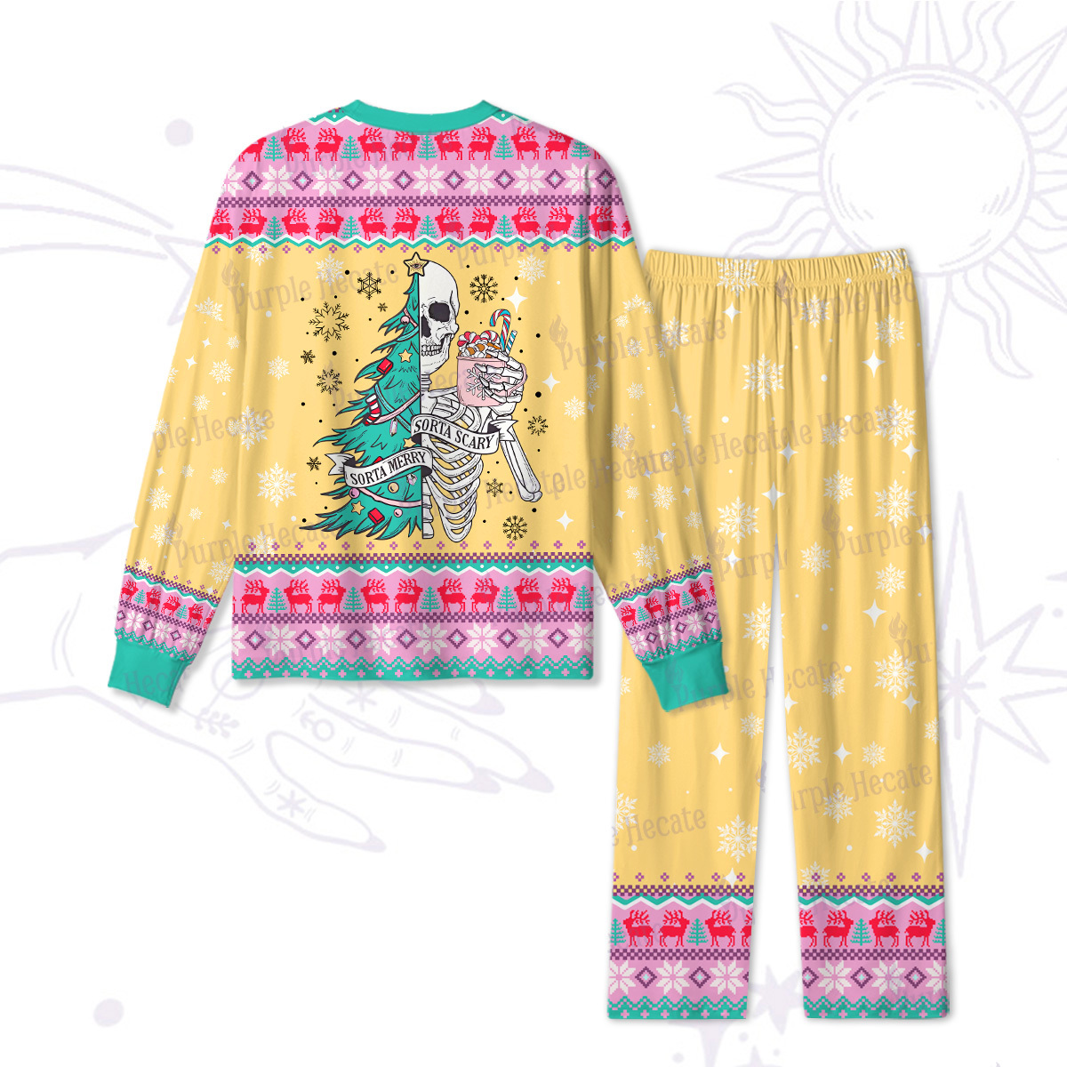 Purplehecate Sorta Merry Sorta Scary Christmas Pajamas