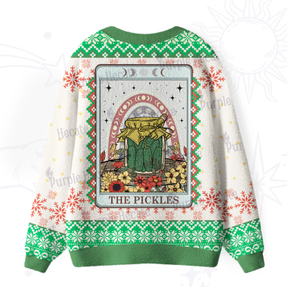 Purplehecate Funny Never Enough Pickles Ugly Cardigan Sweaters