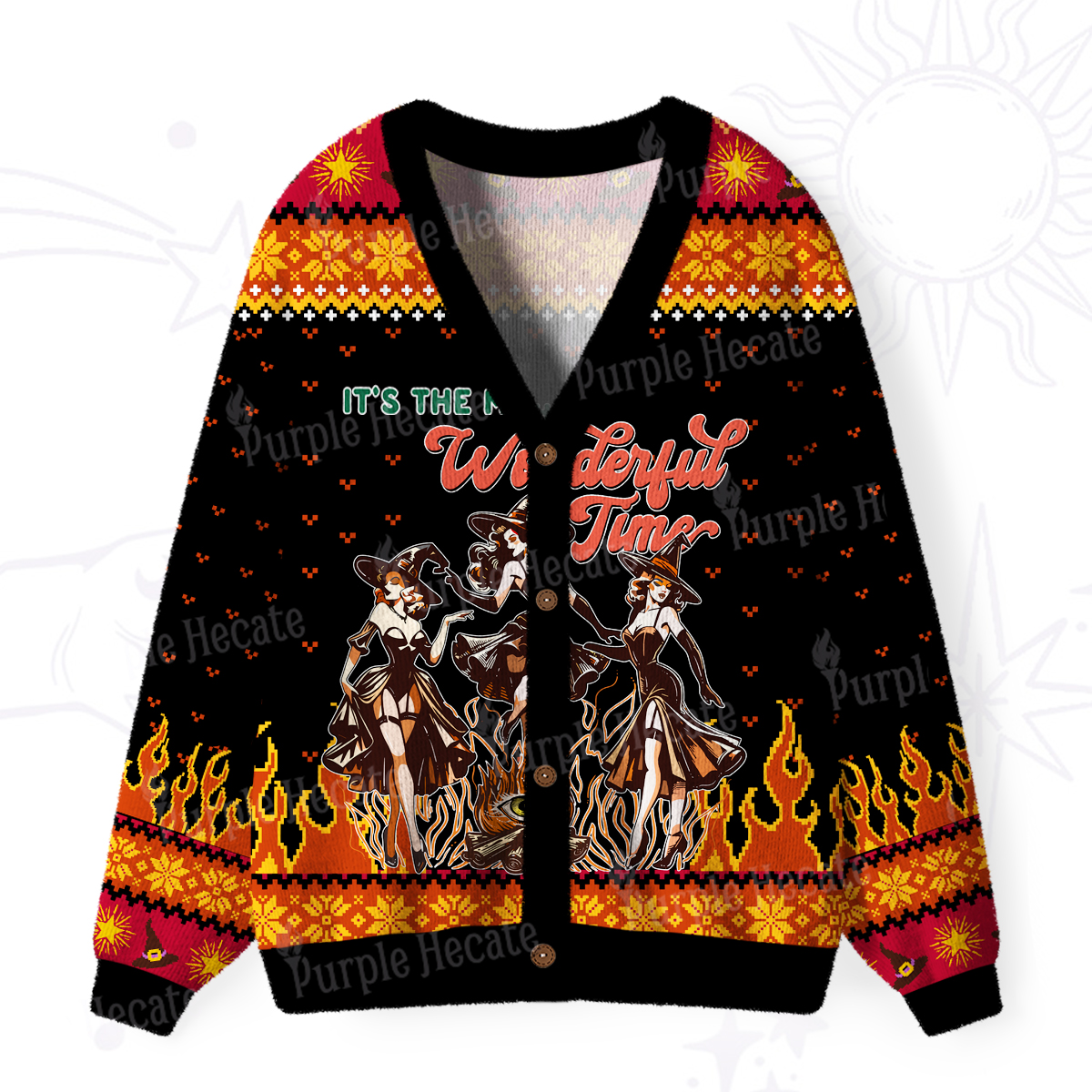 Purplehecate Girls Will Be Girls Ugly Cardigan Sweaters