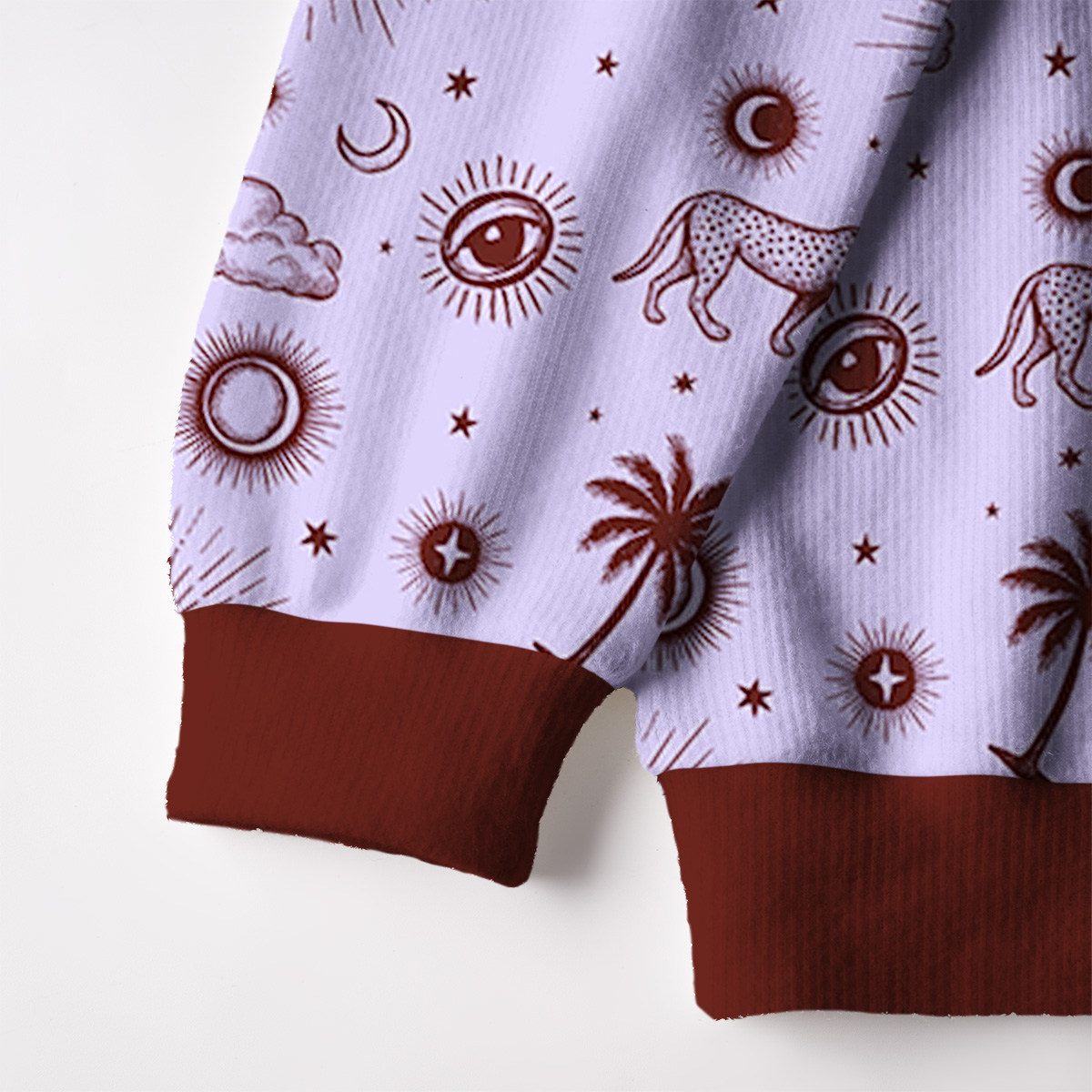 Purplehecate Prehistoric Fantasy Ugly Cardigan Sweaters