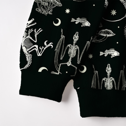 Purplehecate Prehistoric Fantasy Ugly Cardigan Sweaters