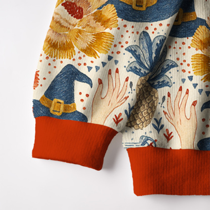 Purplehecate Witching Bloom Ugly Cardigan Sweaters