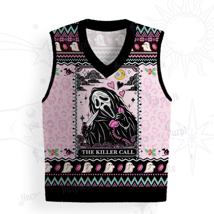 Purplehecate The Killer Call Ugly Sweater Vest