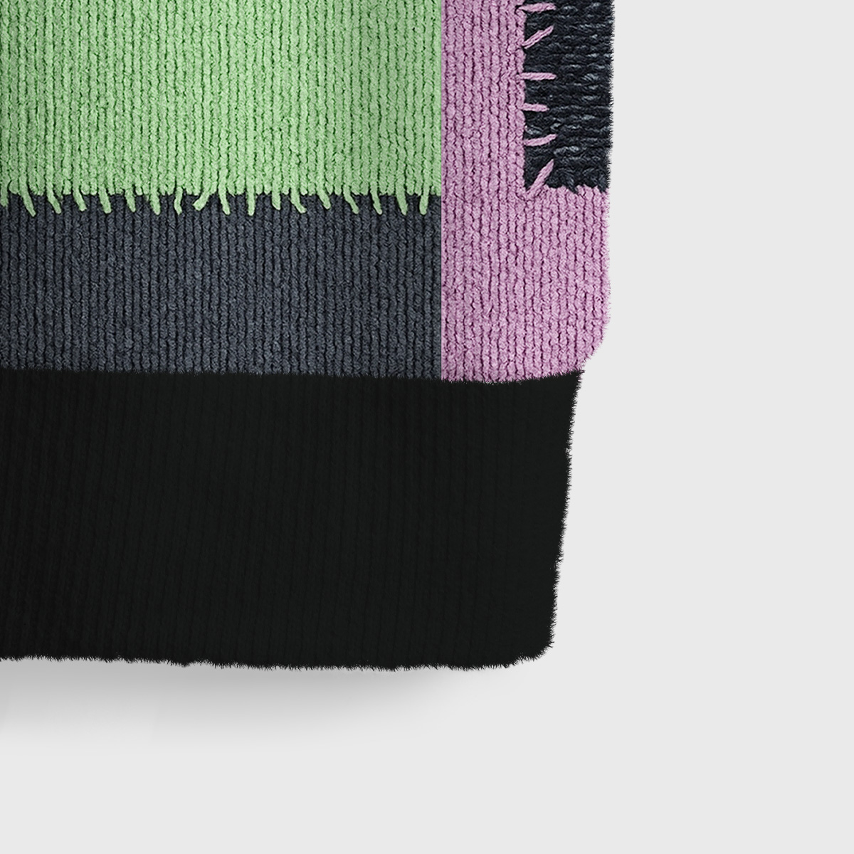 Purplehecate Monster Black Cat Ugly Sweater Vest