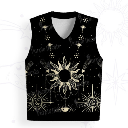 Purplehecate Solar Oracle Ugly Sweater Vest