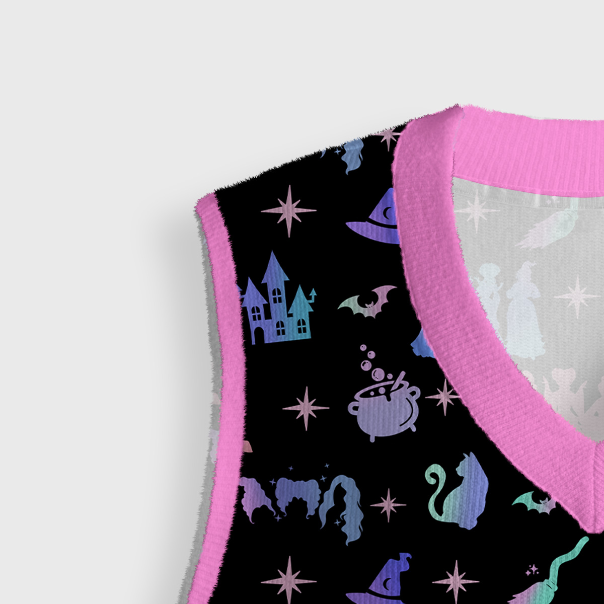 Purplehecate Spellbound Sisters Ugly Sweater Vest