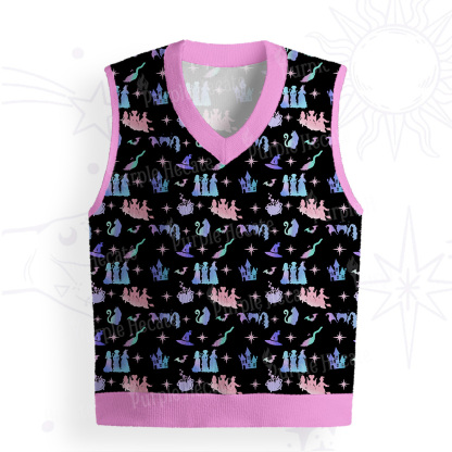 Purplehecate Spellbound Sisters Ugly Sweater Vest