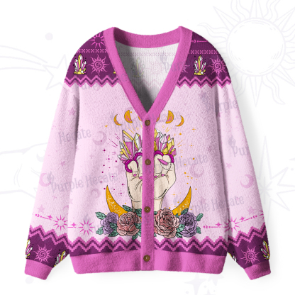 Purplehecate The Girls Power Ugly Cardigan Sweaters