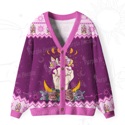 Purplehecate The Girls Power Ugly Cardigan Sweaters