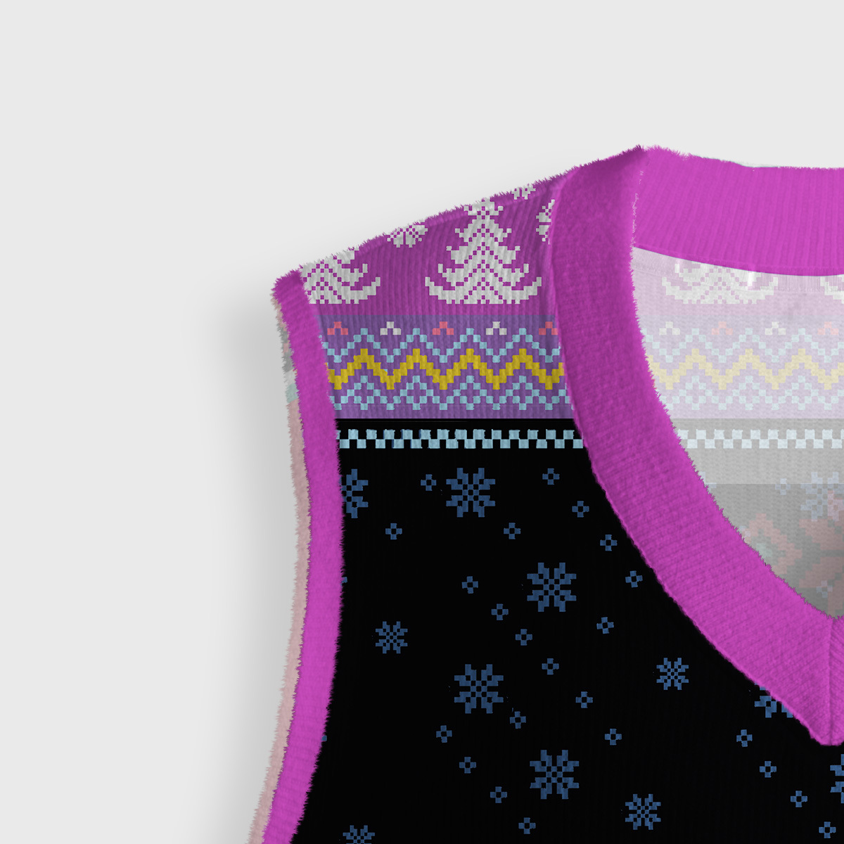 Purplehecate You're Never Alone If You Have Demons Ugly Sweater Vest