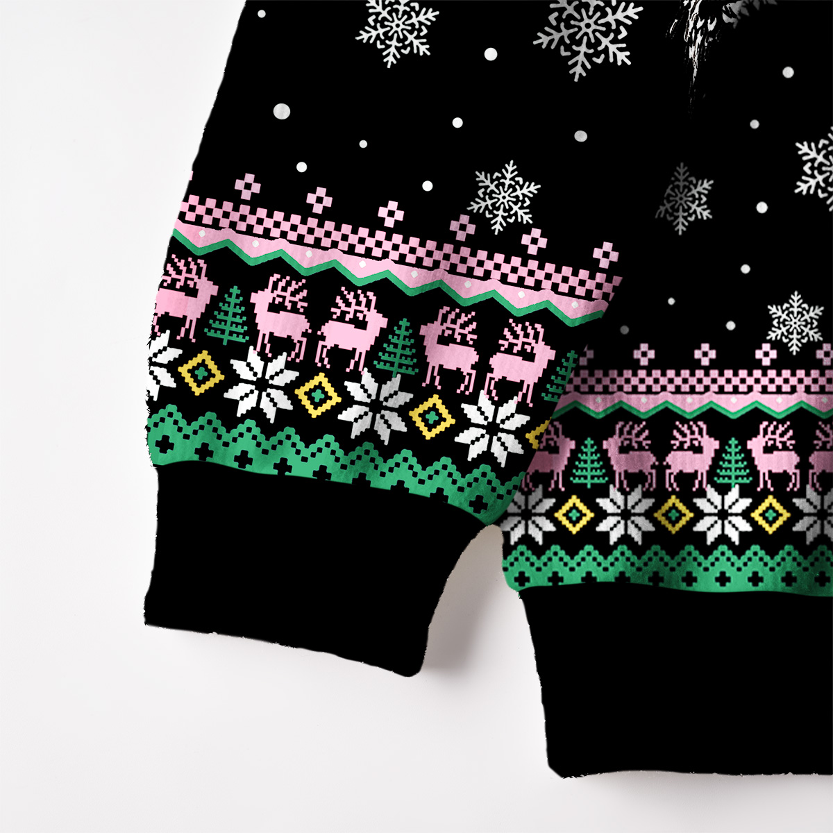 [Copy]Purplehecate Neon Cat Party Fuzzy Ugly Christmas Sweatshirt