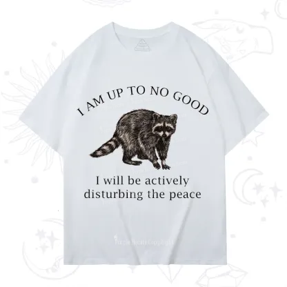 Purplehecate Trash Raccoon Backyard Wildlife T-Shirt
