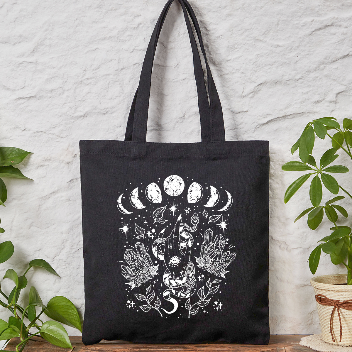 Purplehecate Reach For The Moon Tote Bag