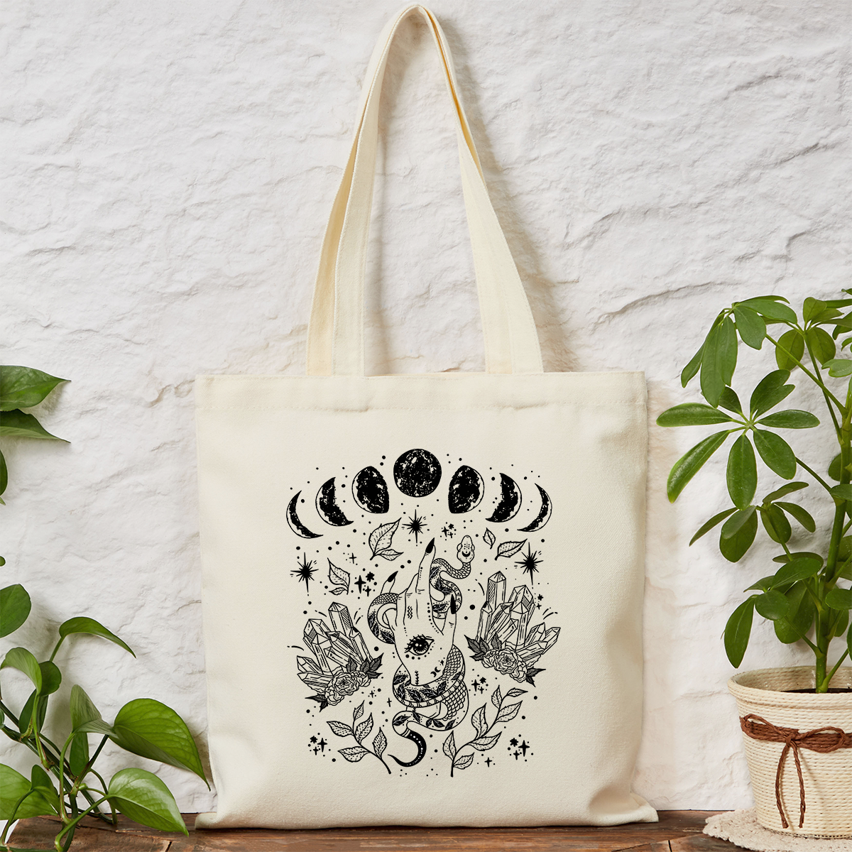 Purplehecate Reach For The Moon Tote Bag