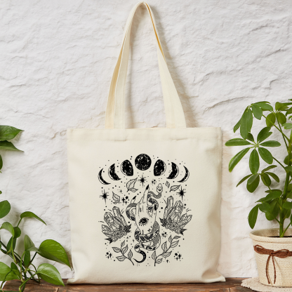 Purplehecate Reach For The Moon Tote Bag